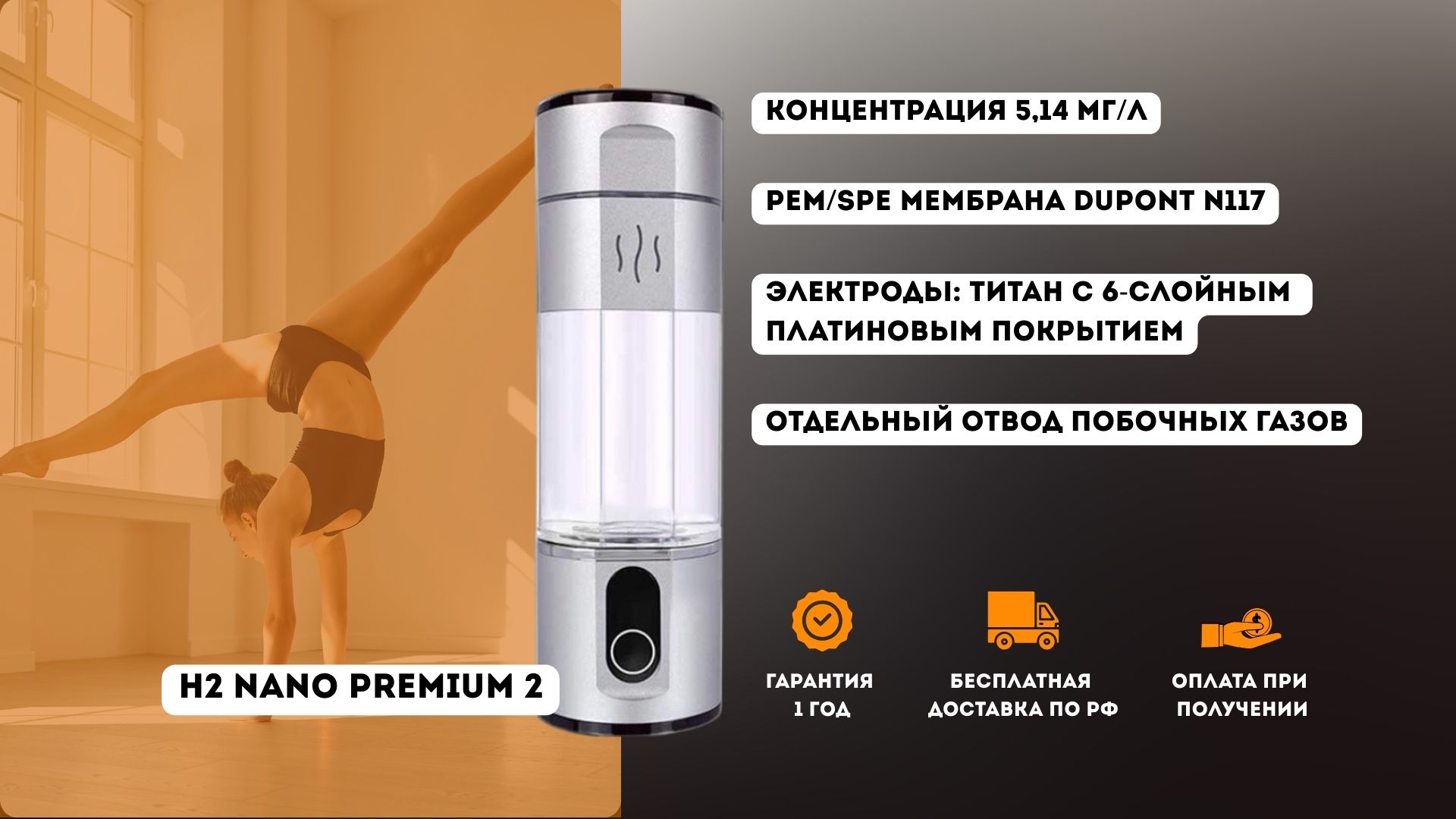 h2 nano premium 2-250