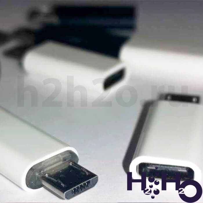 Адаптер (переходник) Type-C - микро USB - H2H2O